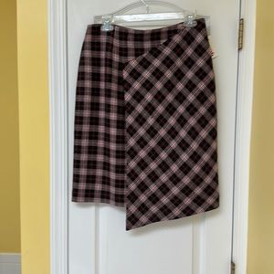 NWT Willi Smith plaid skirt